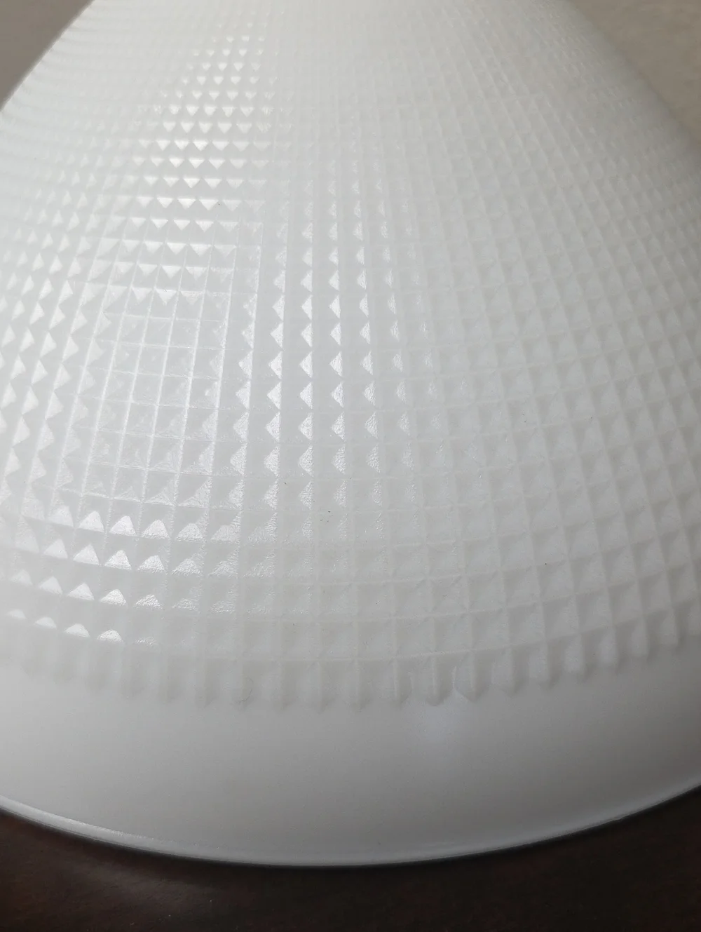 Vintage White Milk Glass Lamp Shade